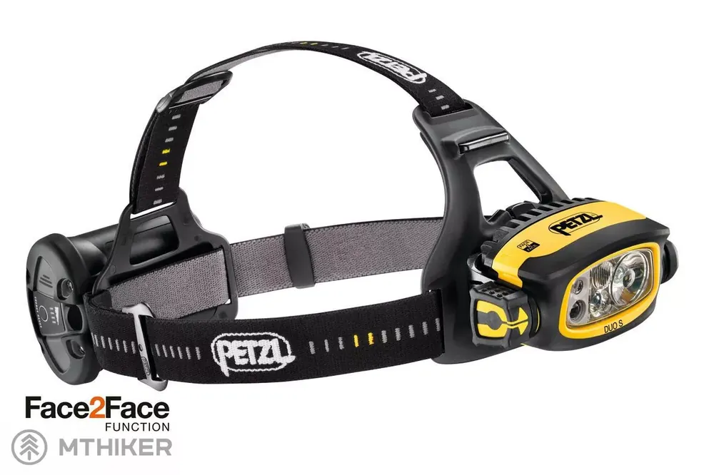 Značkový Petzl DUO S nabíjecí čelovka, 1100 lm, černá/žlutá
