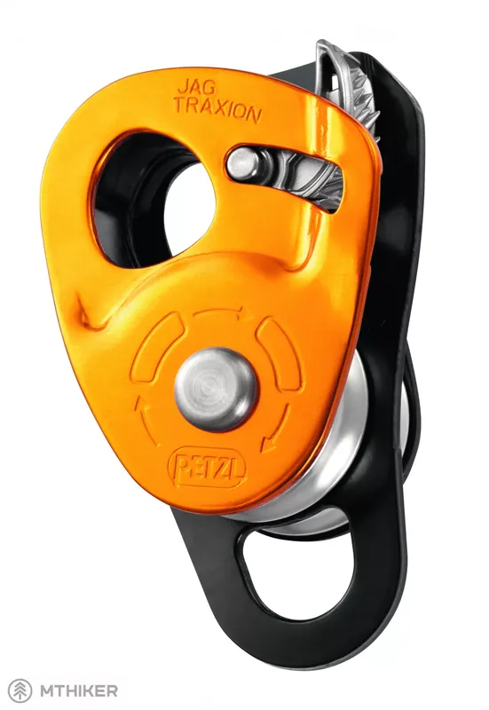 Sleva Petzl JAG TRAXION dvojitá výstupová kladka s blonkantem