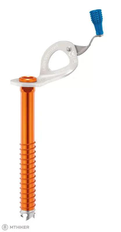 Nejprodávanější Petzl LASER SPEED LIGHT ledovcová skoba s plaketou, 17 cm