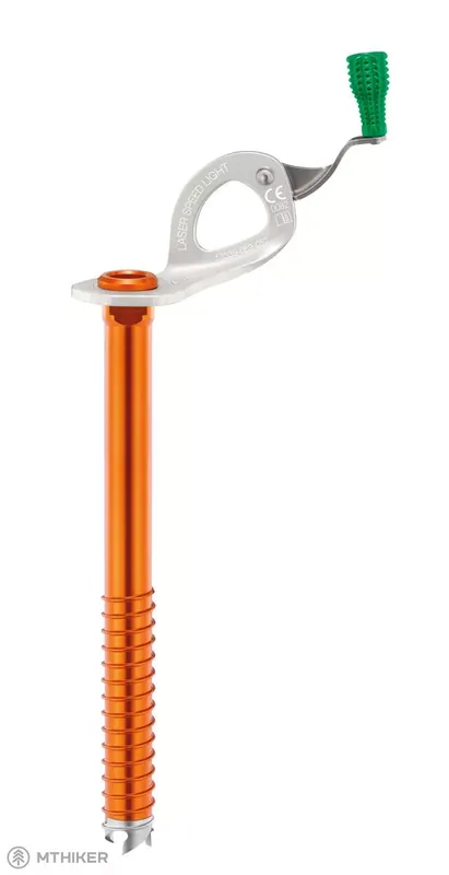 Petzl LASER SPEED LIGHT 21 cm ledovcová skoba s plaketou Výhodná Nabídka