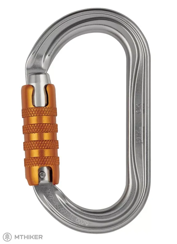 Vrácení Zdarma Petzl OK TRIACT LOCK karabina, stříbrná