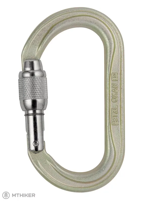 Petzl OXAN SCREW LOCK karabina, šedá Vrácení Zdarma