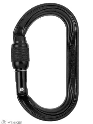 Sleva Petzl OXAN SCREW LOCK karabina, černá