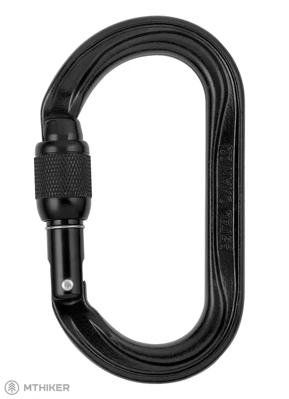 Sleva Petzl OXAN SCREW LOCK karabina, černá