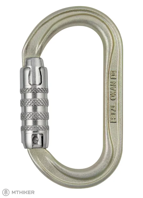 Ověřený Petzl OXAN TRIACT LOCK karabina, šedá