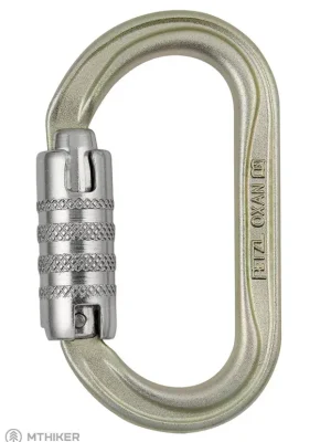 Autentický Petzl OXAN TRIACT LOCK International karabina, šedá