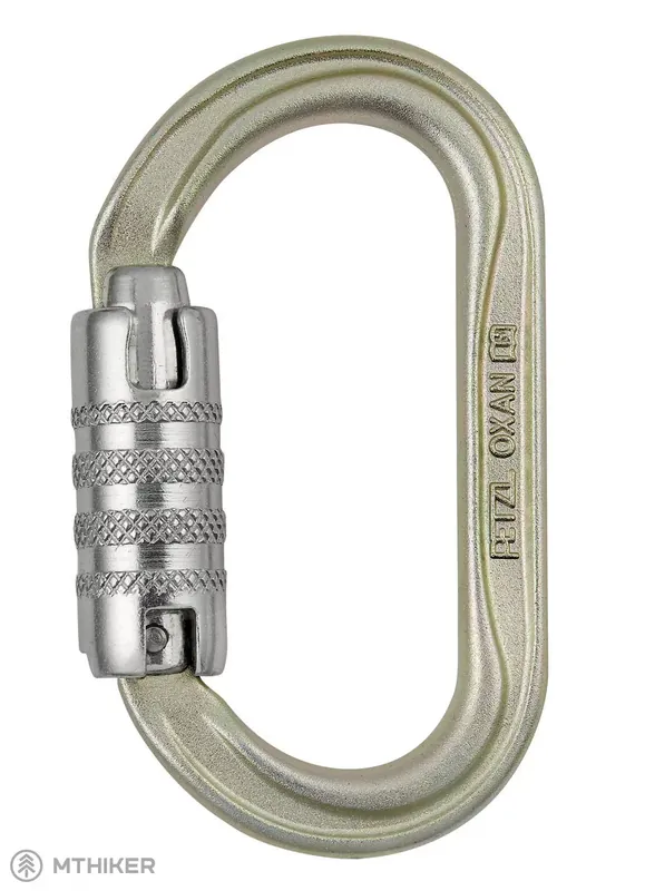Autentický Petzl OXAN TRIACT LOCK International karabina, šedá