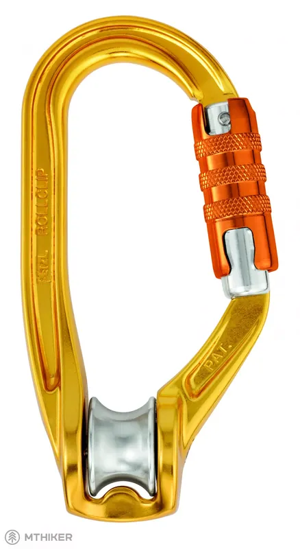 Petzl ROLLCLIP A TRIACT LOCK karabina s integrovanou kladkou Novinka