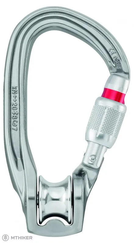 Sezónní Sleva Petzl ROLLCLIP Z SCREW LOCK karabina s integrovanou kladkou