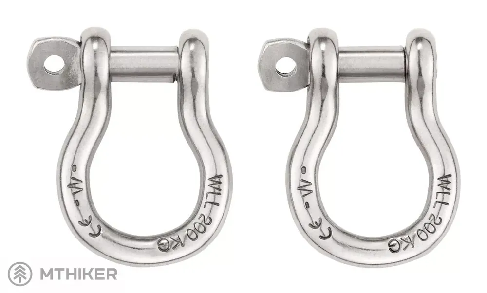 Vysoce Kvalitní Petzl SHACKLES pro postroje ASTRO kovové spony 2 ks