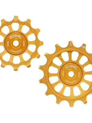 Zlevněný Kogel Shimano kladky s keramickými ložisky, 12/14T, Shimano, zlatá