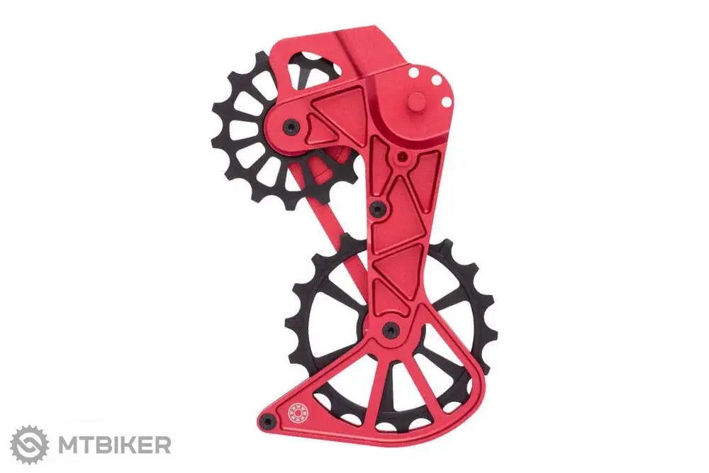 Vysoce Kvalitní Kogel KOLOSSOS ramínko přehazovačky s kladkami / XTR 12SPD / ROAD SEALS, červená