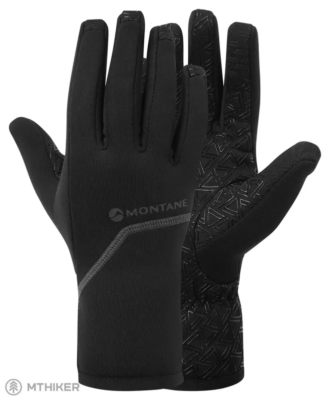 Montane Powerstretch Pro Grippy rukavice, černé Autentický