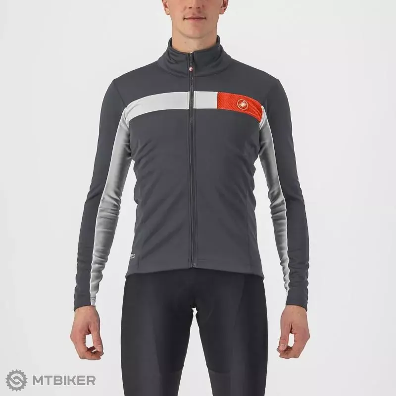 Víkendová Akce Castelli MORTIROLO 6S bunda, tmavě šedá