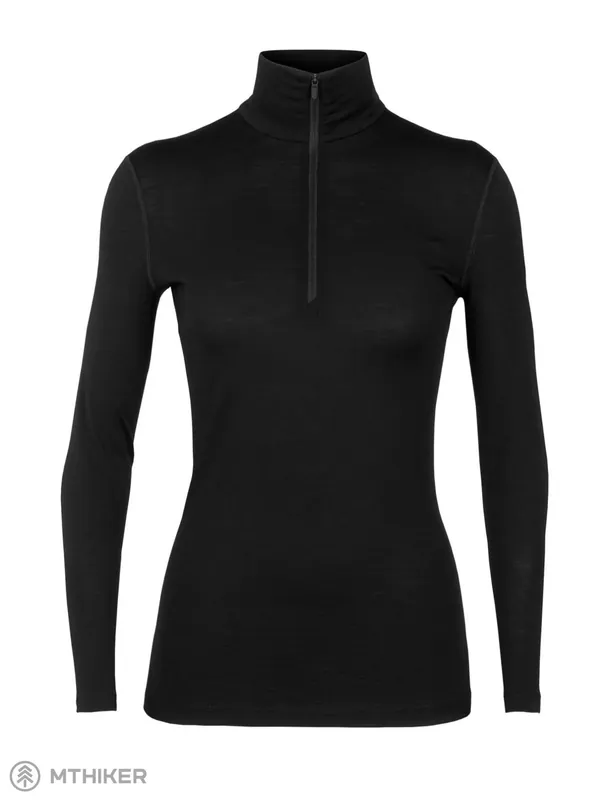 Přímo Od Výrobce icebreaker 200 Oasis Half Zip dámské tričko, černé