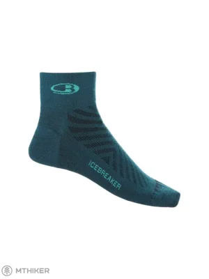Cenová Bomba Icebreaker Run+_Ultralight Mini dámské ponožky, Green Glory/Fresh