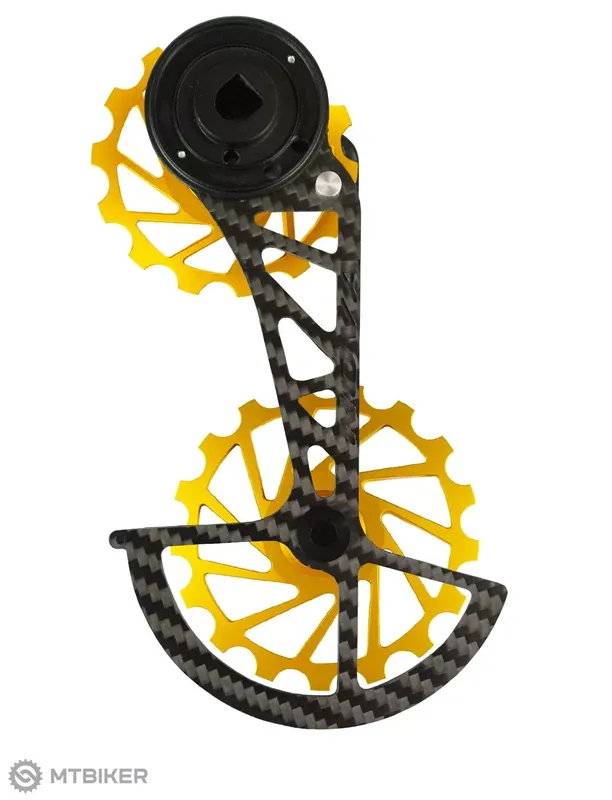 Novinka Nova Ride Carbon Ceramic ramínko přehazovačky pro SRAM Red/Force, 12-kolo, zlatá