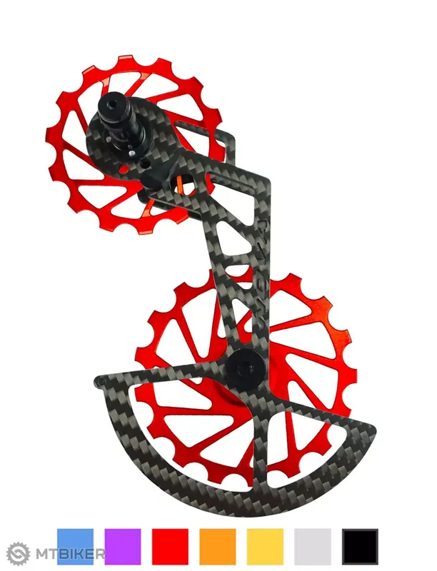 Nejprodávanější Nova Ride Carbon Ceramic ramínko pro Shimano 105, 11 Speed, červená