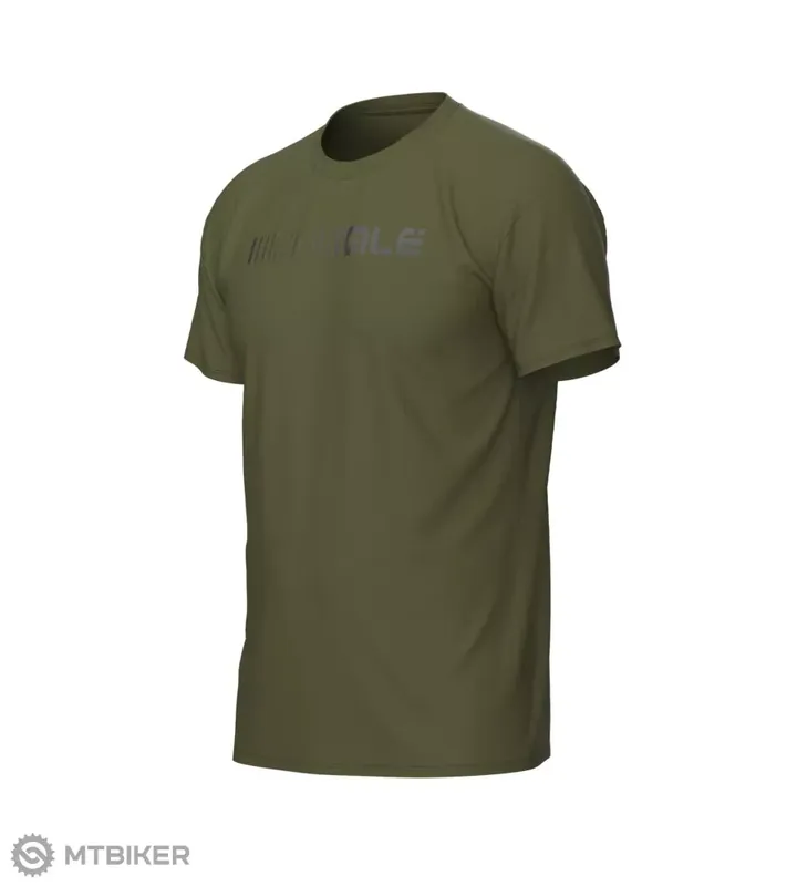 Značkový ALÉ tričko, army green