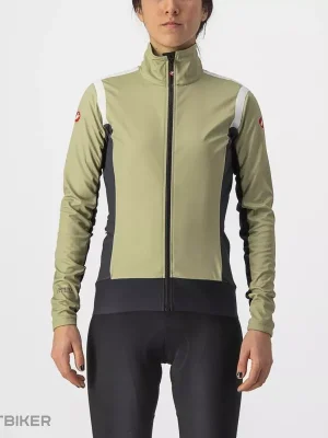 Castelli ALPHA RoS 2 LIGHT dámská bunda, zelený čaj Akční Nabídka