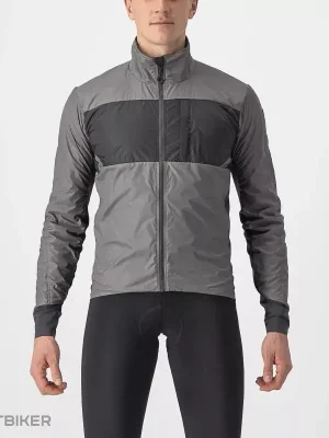 Poslední Šance Castelli UNLIMITED PUFFY bunda, nikl/tmavě šedá