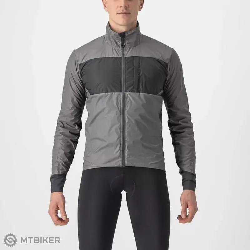 Poslední Šance Castelli UNLIMITED PUFFY bunda, nikl/tmavě šedá