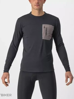 Ihned K Objednání Castelli UNLIMITED MERINO dres, světle černá