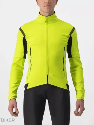 Castelli PERFETTO RoS 2 CONVERTIBLE bunda, zářivě limetková Nakupujte Hned