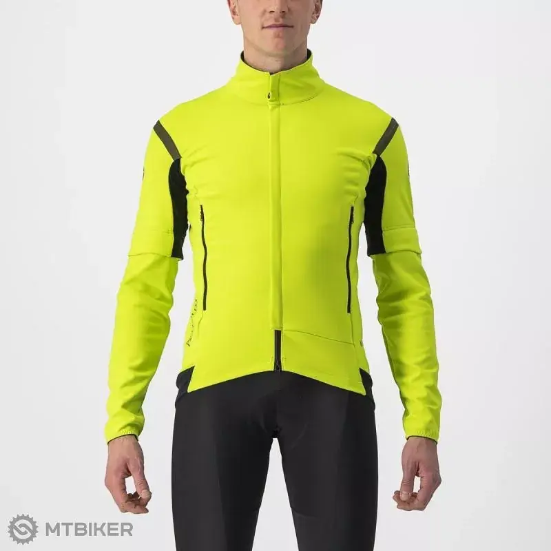 Castelli PERFETTO RoS 2 CONVERTIBLE bunda, zářivě limetková Nakupujte Hned