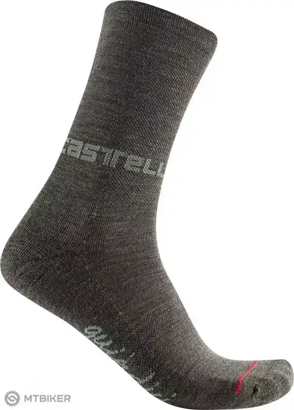 Castelli QUINDICI SOFT MERINO dámské ponožky, vojenská zelená Cenový Hit