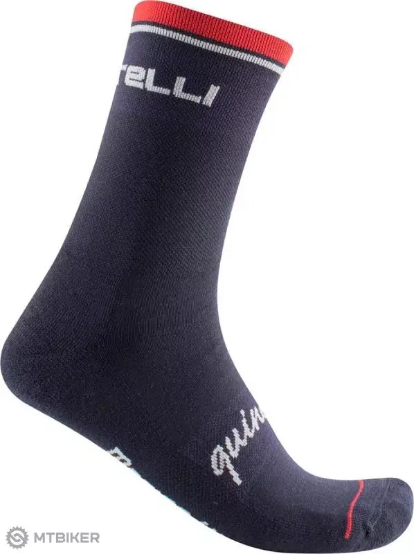 Oblíbený Castelli QUINDICI SOFT MERINO ponožky, tmavě modré