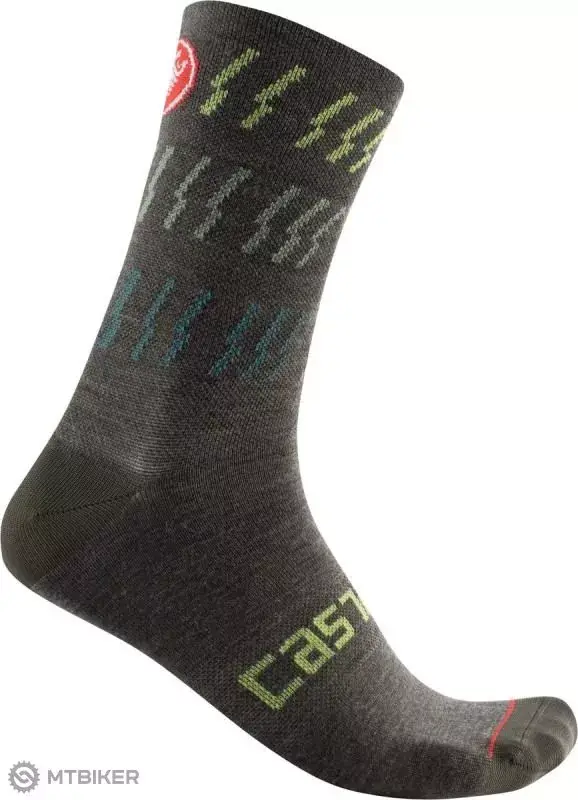 Castelli MID WINTER 18 ponožky, vojenská zelená Nejprodávanější