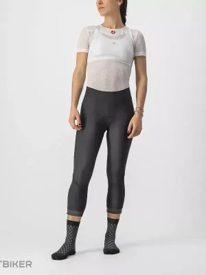 Castelli VELOCISSIMA THERMAL dámské 3/4 kalhoty, černá/reflex Omezená Nabídka
