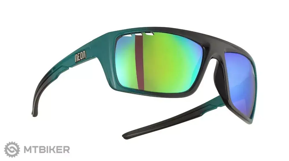 Bezpečná Platba Neon JET 2.0 brýle, PETROLEUM - BLACK SHINY/MIRROR GREEN CAT 3