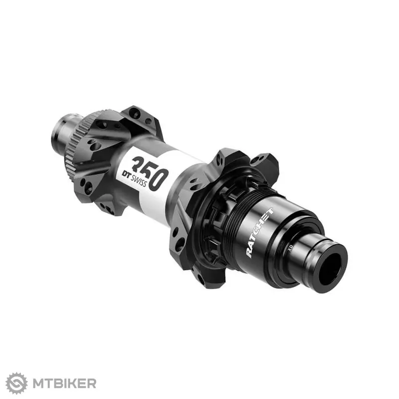 DT Swiss 350 zadní náboj, 6-děr, 28 děr, Boost 12x148 mm, Straightpull, ořech XD Must-Have