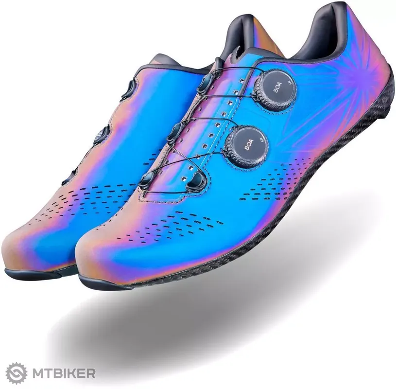Supacaz Kazze Carbon tretry, oil slick reflectiv Finální Výprodej