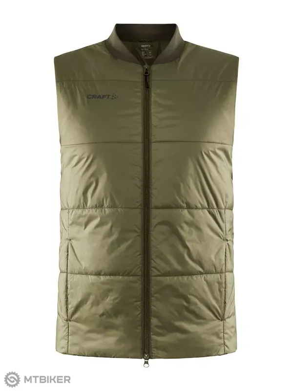 Víkendová Akce Craft CORE Light Padded vesta, zelená