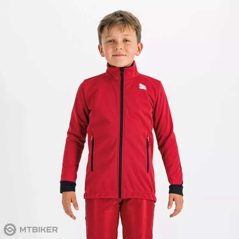 Speciální Cena Sportful SQUADRA dětská bunda, tmavě růžová/černá
