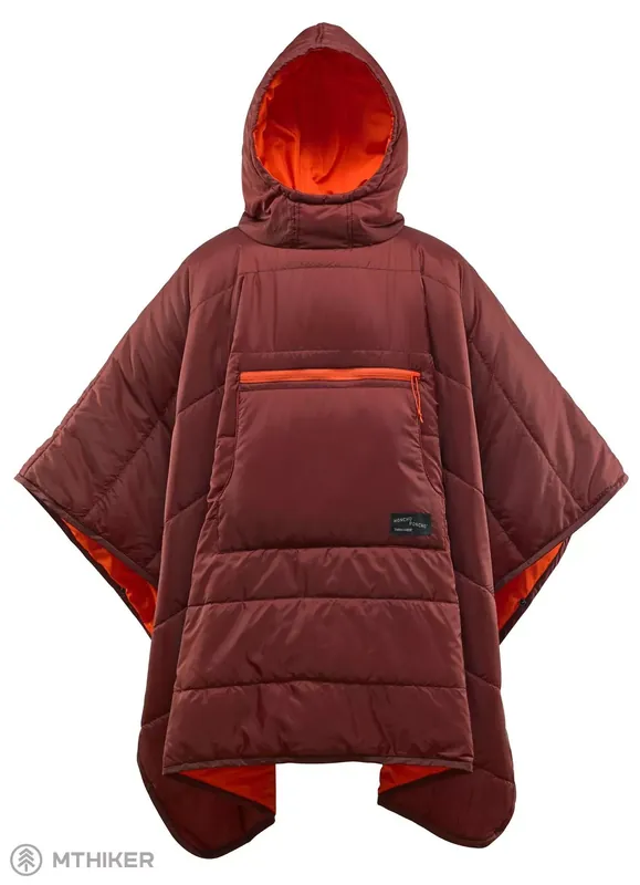 Therm-a-Rest HONCHO PONCHO zateplené pončo, mars red Ověřený