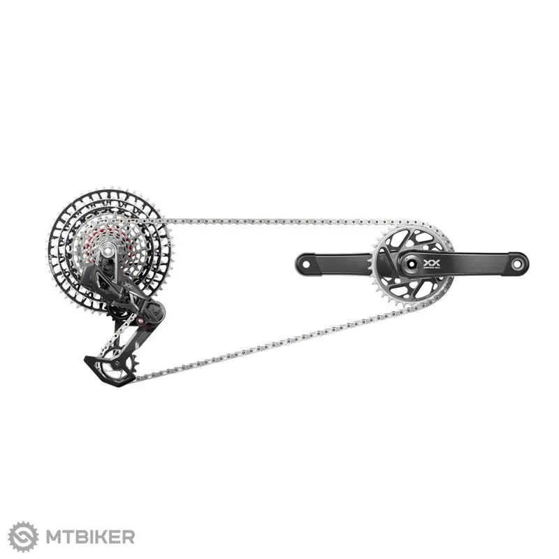 SRAM XX SL Eagle T-Type AXS sada, kazeta 10-52T, 1x12 Vysoce Kvalitní