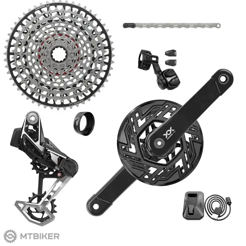 SRAM XX Eagle Transmission T-Type AXS sada pro E-MTB Bosch, kliky 165 mm, 10-52T, 1x12 Omezená Nabídka