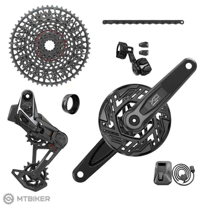 SRAM X0 Eagle Transmission T-Type AXS sada pro E-MTB, 10-52T, 1x12, bez klik Nízká Cena