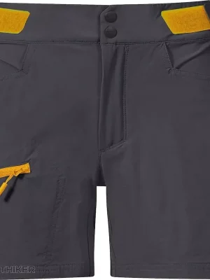 Bergans Cecilie MTN Softshell dámské kalhoty, Solid Dark Grey/Cloudberry Yellow Expresní Doručení