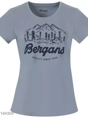 Víkendová Akce Bergans CLASSIC V2 dámské tričko, Husky Blue
