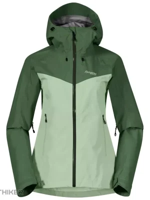 Expresní Doručení Bergans Skar Light 3L Shell dámská bunda, light jade green/dark jade green