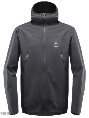 Levný Haglöfs NATRIX softshell bunda, černá
