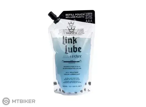 Oblíbený Peaty‘s LinkLube All-Weather mazací olej na řetěz, 360 ml