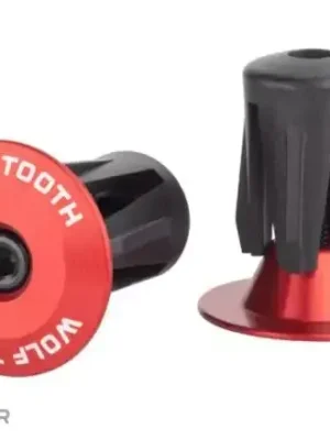 Wolf Tooth koncovky do řidítek, červená Odeslání Ihned