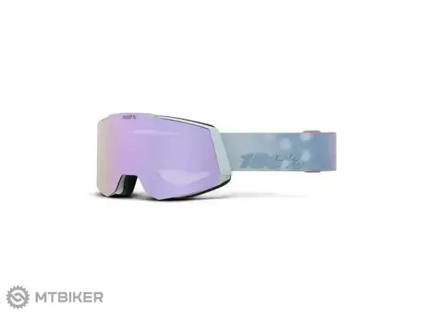 Vrácení Zdarma 100% Snowcraft brýle, stonehammer/HiPER lavender mirror