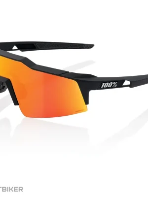 100% Speedcraft XS brýle, soft tact black/HiPER red multilayer mirror Super Cena